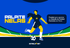 Palpite Nelas: a nova promoção da EstrelaBet que dá apostas grátis a quem bota fé no futebol feminino do Brasil