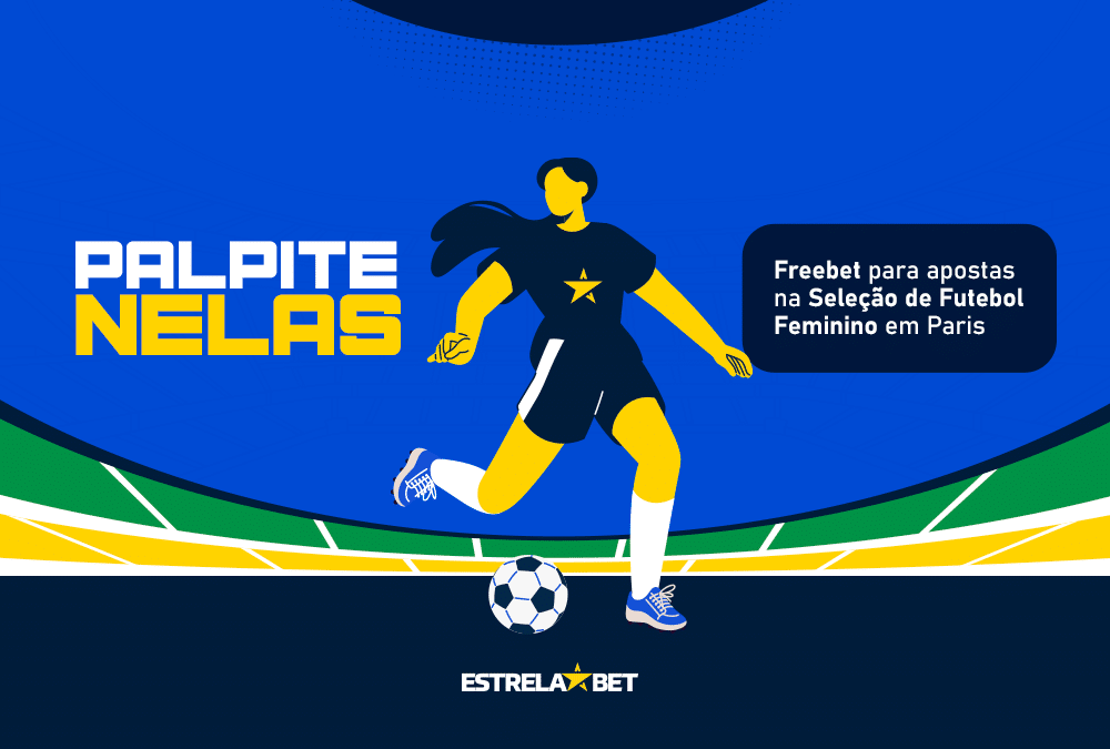 Palpite Nelas: a nova promoção da EstrelaBet que dá apostas grátis a quem bota fé no futebol feminino do Brasil